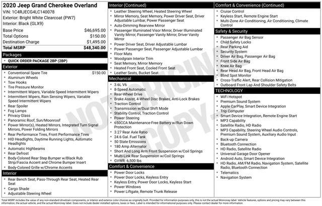 jeep grand cherokee 2020 1C4RJECG4LC140078 image jeep grand cherokee 2020 1C4RJECG4LC140078 image